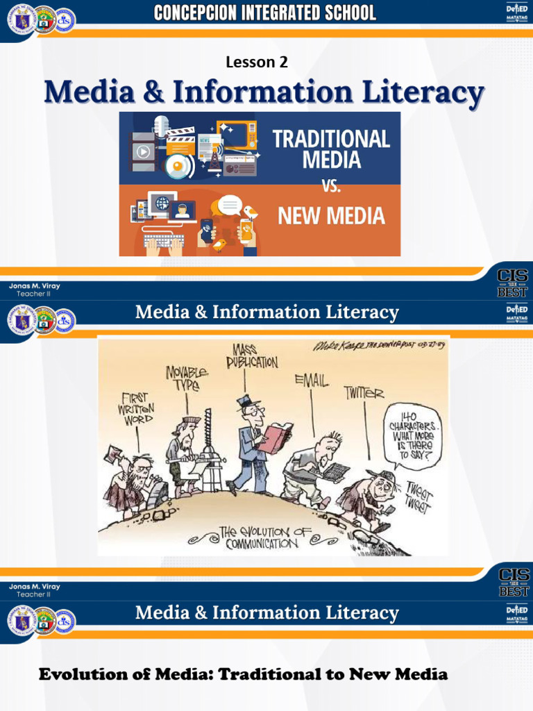 Lesson 2 Evolution of Media 1 | PDF | Information Age | Radio