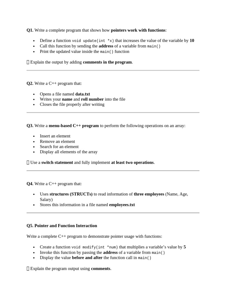 C++ Assignment | PDF