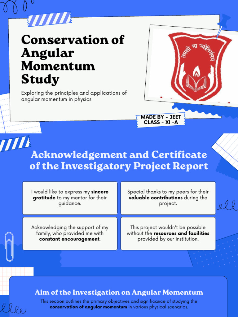 Presentation - Conservation of Angular Momentum Study - 20250825 ...