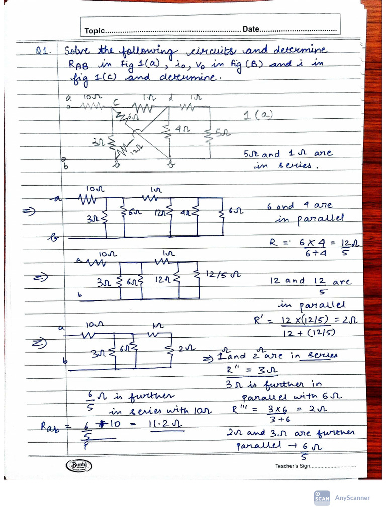 ES 1 Solutions | PDF