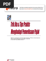 Download Trik Jitu Dan Tips Praktis Menghadapi Pemeriksaan Pajak by ryan karimi SN99877125 doc pdf