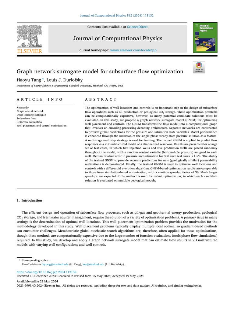 Graph Neural Network Surrogate Modeling For Subsurface Flow ...