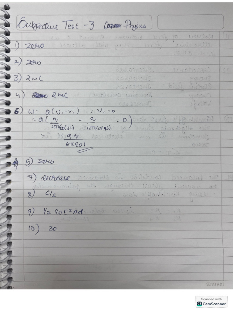 Phy Subjective 3 | PDF