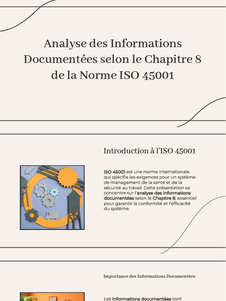 Slidesgo Analyse Des Informations Documentees Selon Le Chapitre 8 de La ...