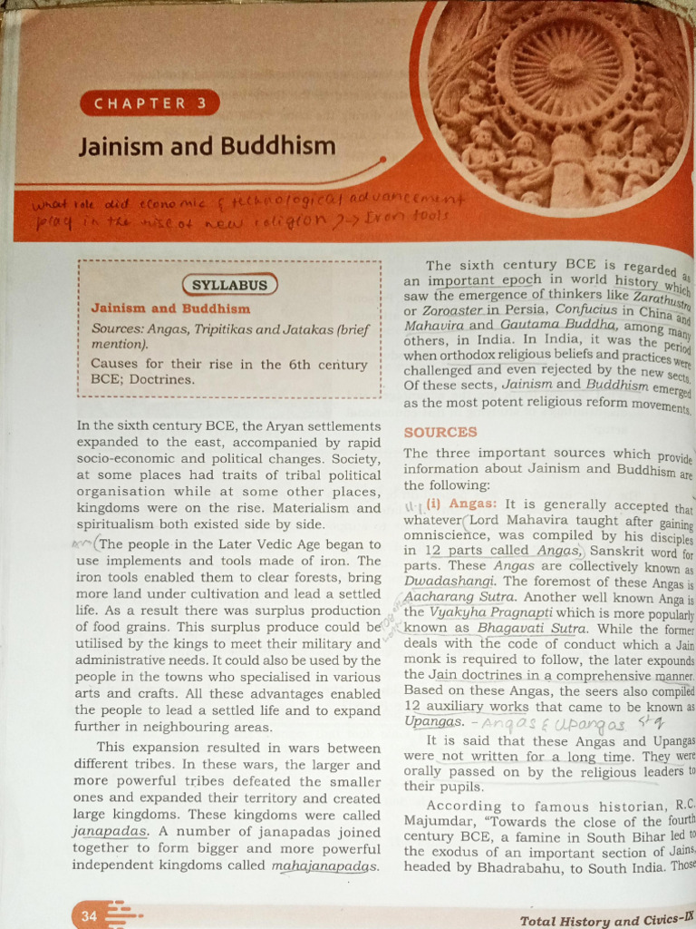Jul 25 History, Jainism and Buddhism Textbook Markings | PDF | Ahimsa ...