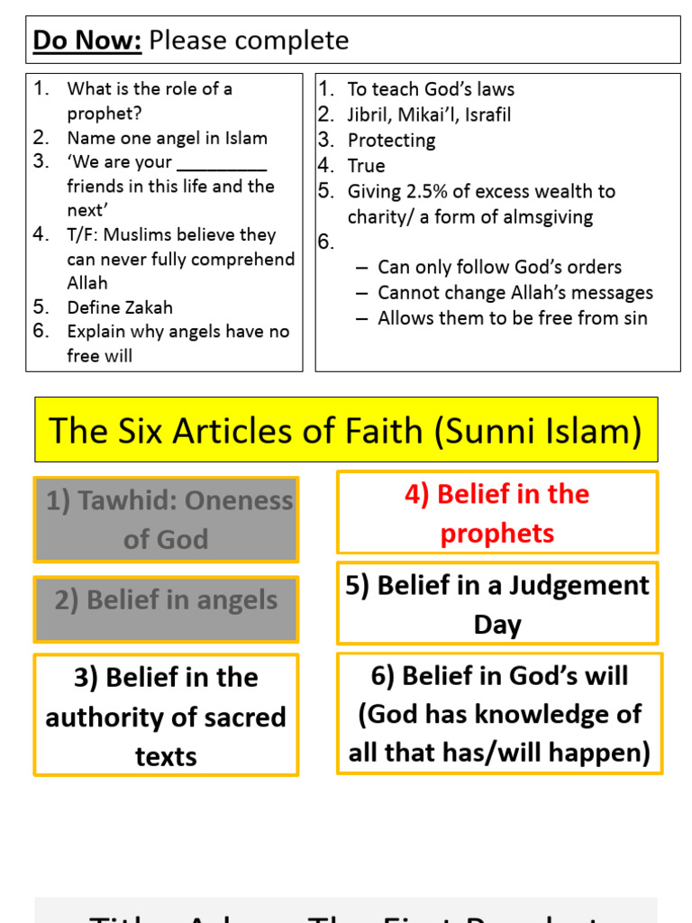 Adam and Ibrahim | PDF | Prophets And Messengers In Islam | Adam