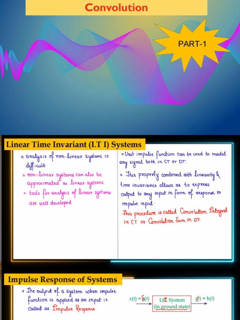 Lecture 14 Convolution Part 1 | PDF