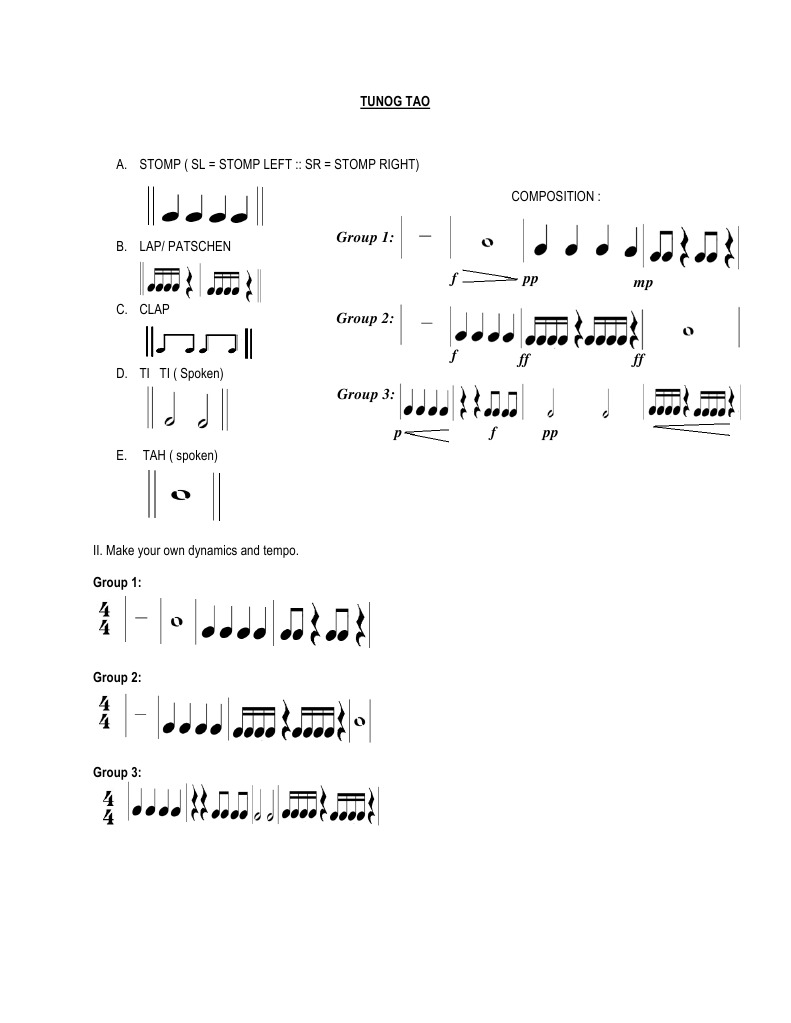 Tunog Tao | PDF