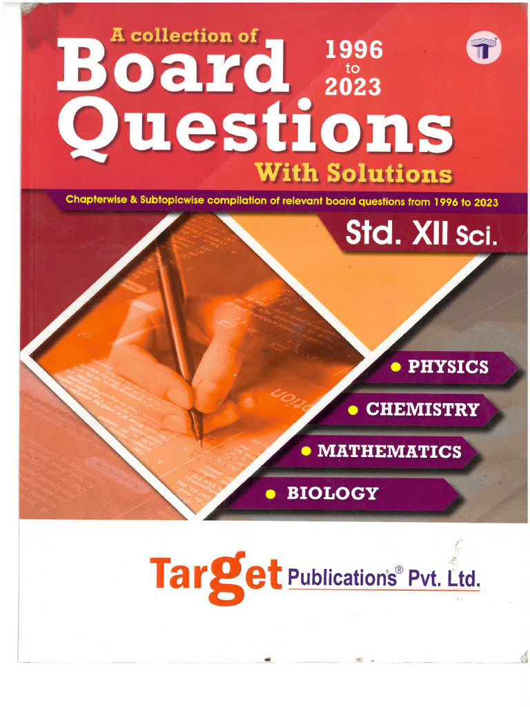 Target Board Questions 1996 2023 PCMB | PDF