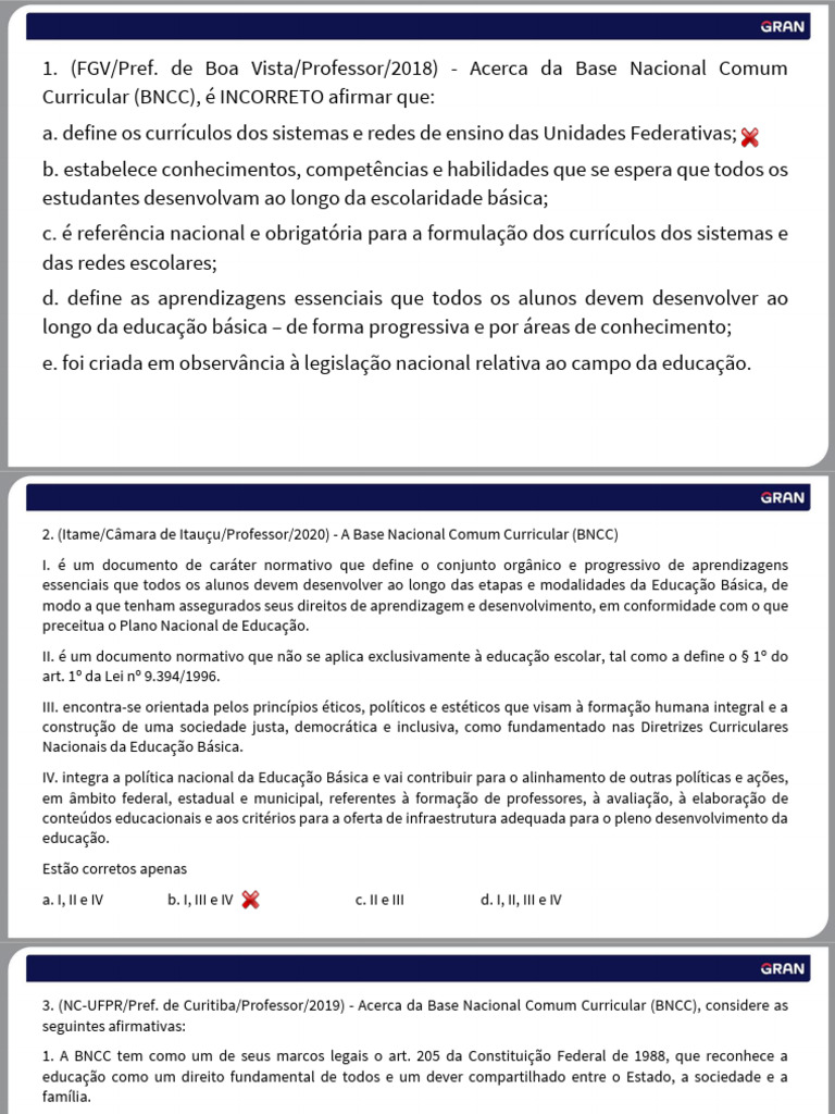 4 - BNCC IV - Introdução - Exercícios | PDF | Alfabetização