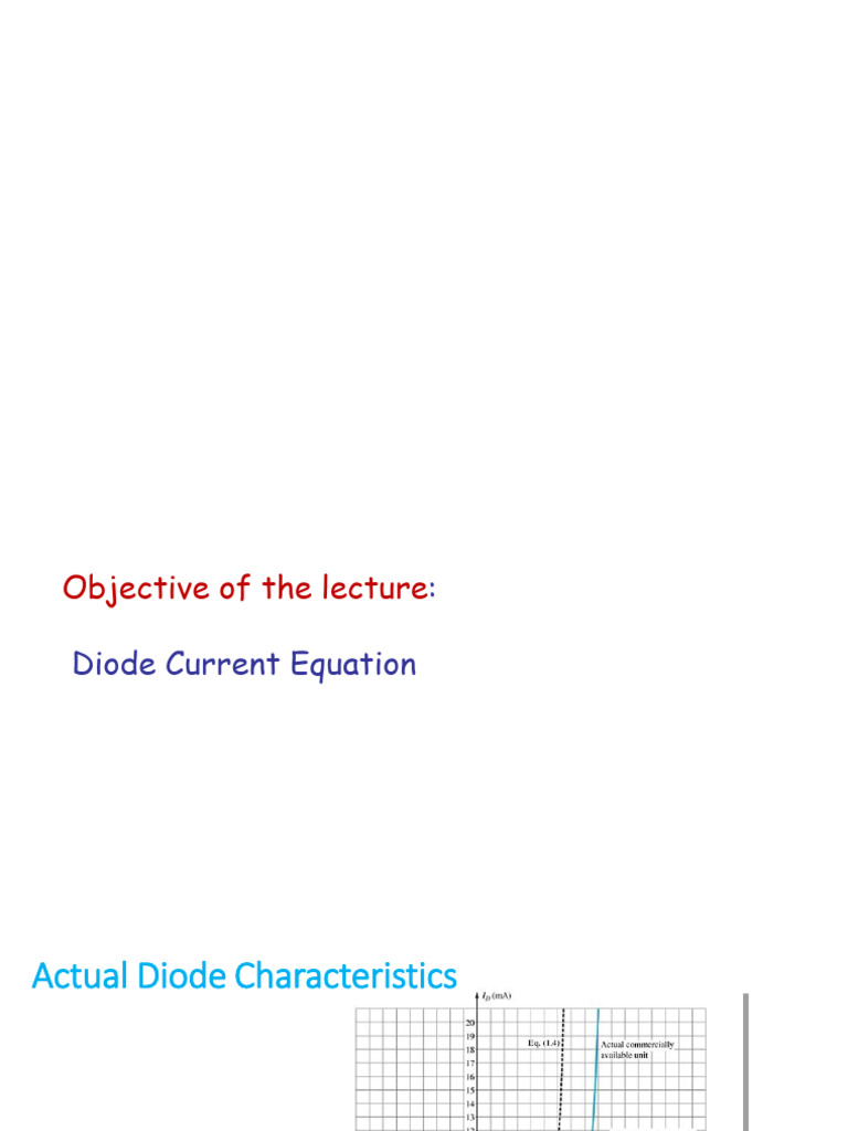 Lect2 Diode | PDF | Diode | P–N Junction