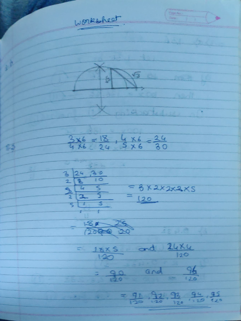 Maths Worksheet Answer Sheet - 16535934 | PDF