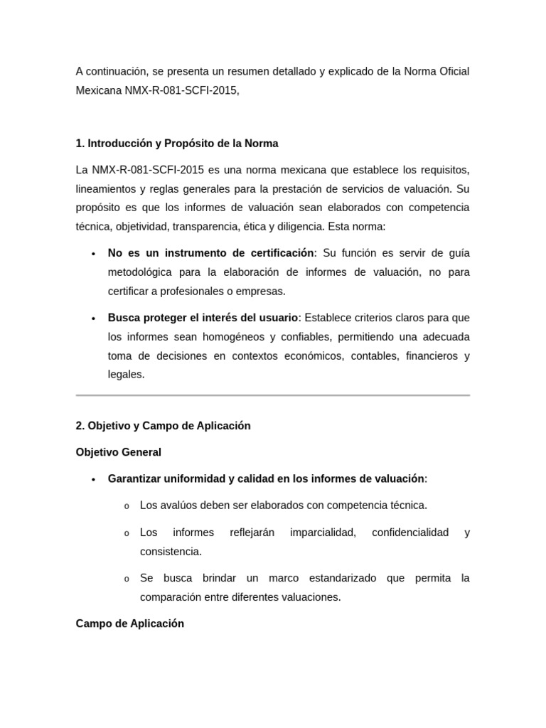Resumen Detallado y Explicado de La Norma Oficial Mexicana NMX R 081 ...