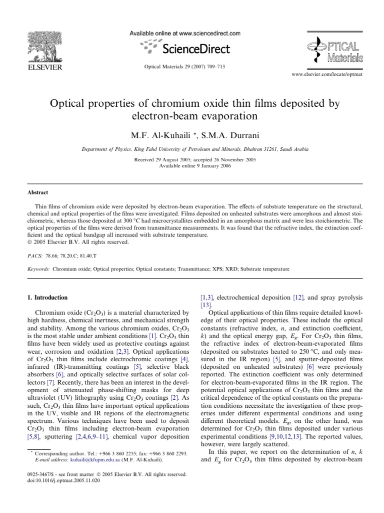 2007-Optical Properties of Chromium Oxide Thin Films Deposited by ...
