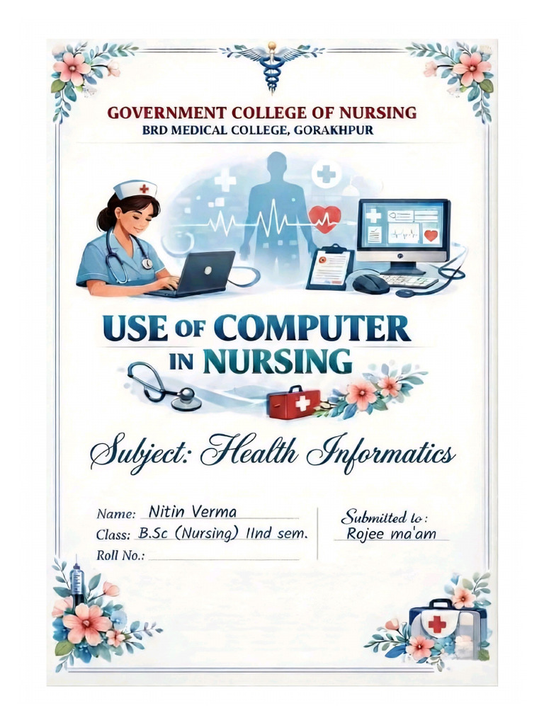 Use of Computer in Nursing BigFont FullPage | PDF
