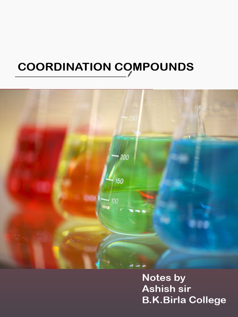 Coordination Compounds 2 | PDF | Coordination Complex | Isomer