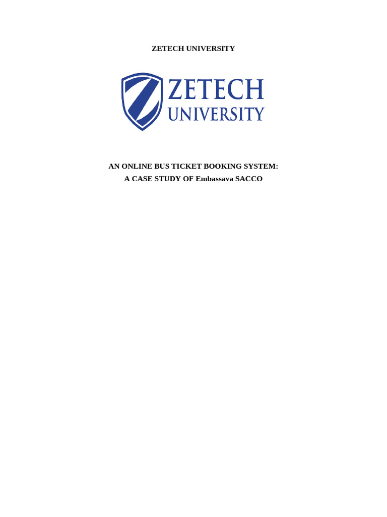 Ticket Booking System Main Project-1 | PDF | Software Development ...