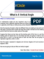 What Is A Vertical Angle