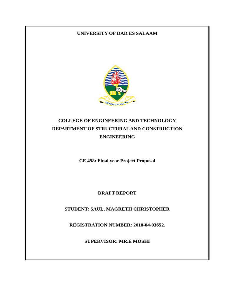 Magreth Saul Draft Report | PDF | Methodology | Labour Economics