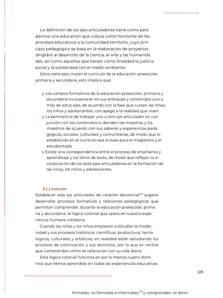 Inclusión Plan de Estudio 2022 | PDF | Inclusión (Educación ...