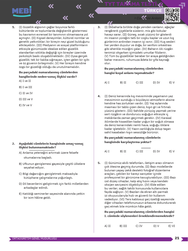 Tarama Testi 2 PDF | PDF