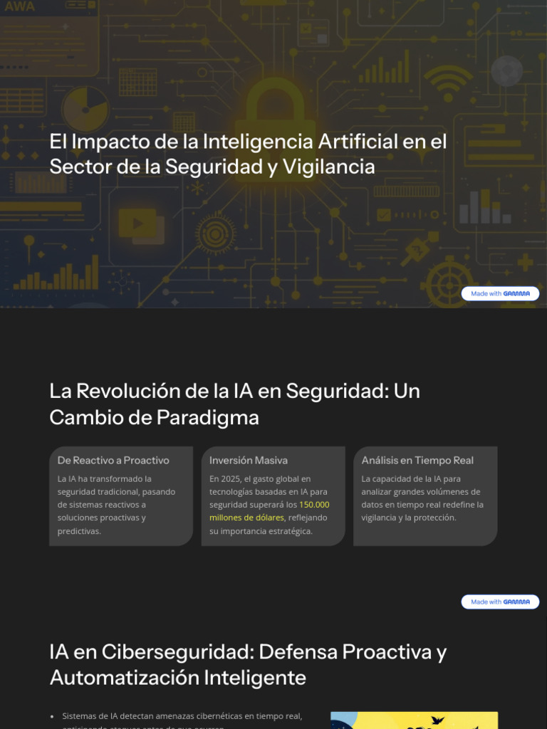 El Impacto de La Inteligencia Artificial en El Sector de La Seguridad y ...