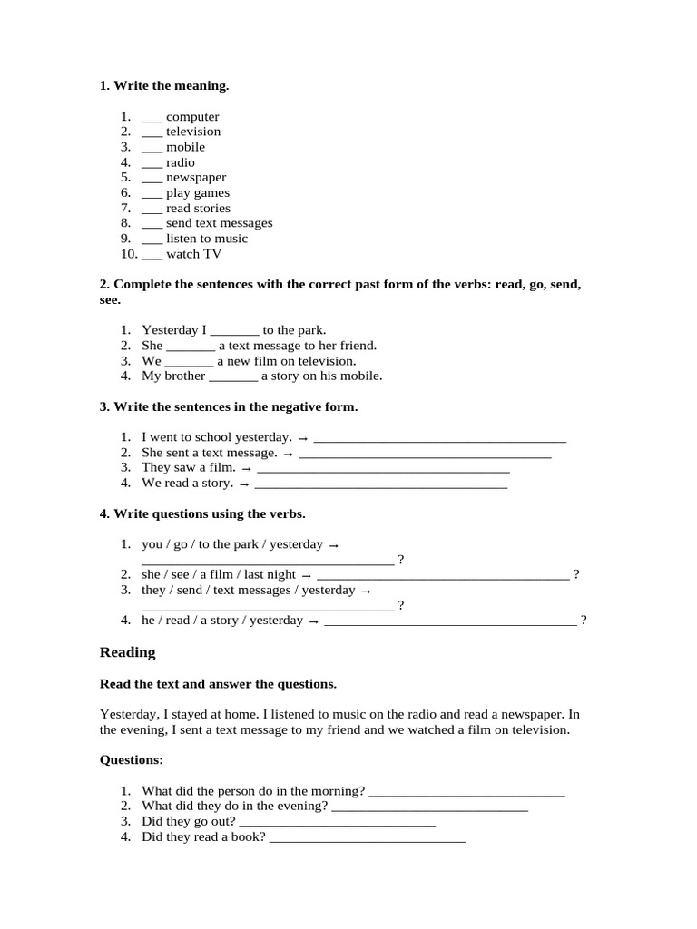 Test 2º ESO | PDF