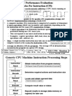 A Constant Clock Rate:: - Most Computers Run Synchronously Utilizing A CPU Clock Running at