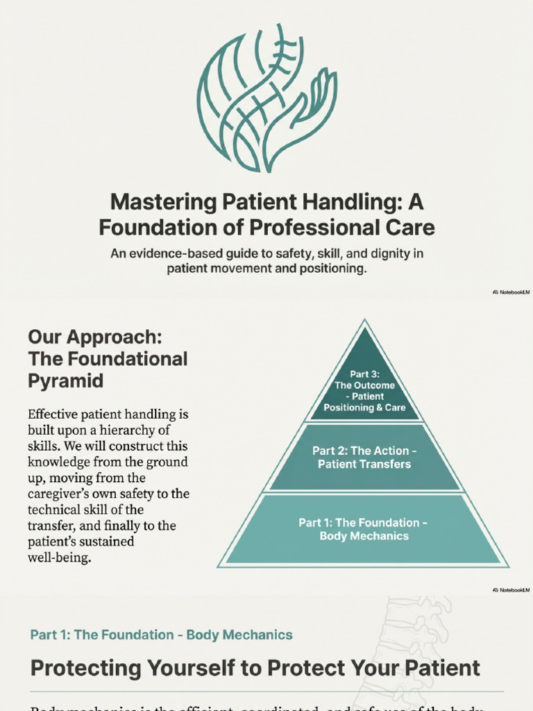 Safe Patient Handling A Professional Skill | PDF