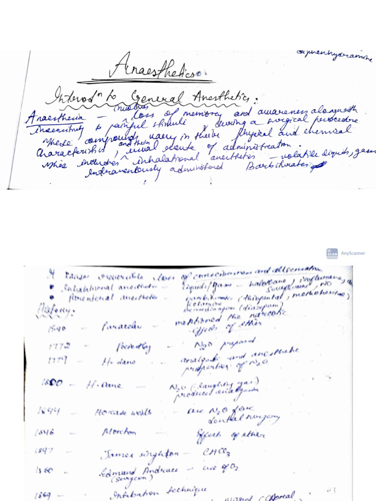 Anaesthesia | PDF