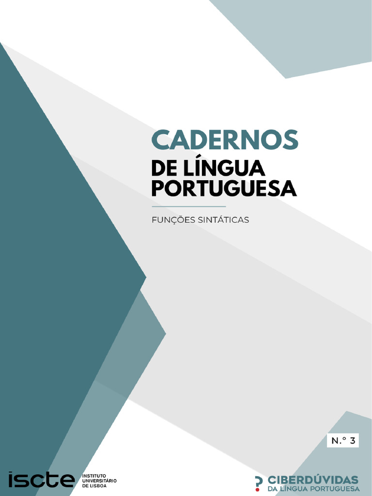 3 - Cadernos de Lingua Portuguesa | PDF | Assunto (gramática) | Pronome