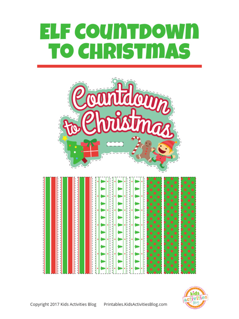 Elf Countdown To Christmas | PDF