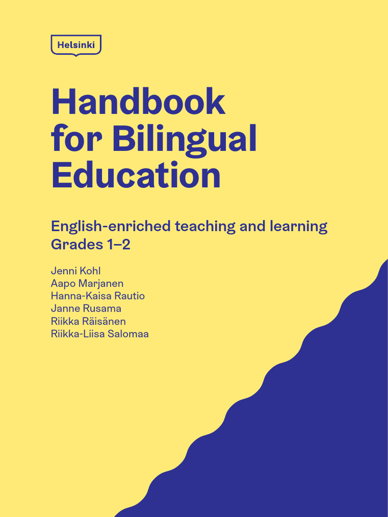 Handbook For Bilingual Education Grades 1-2 | PDF | Multilingualism ...