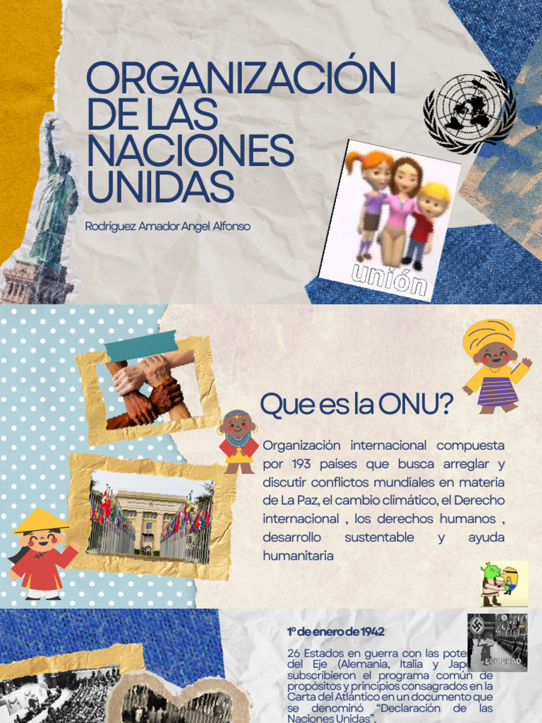 Organización de Las Naciones Unidas PDF | PDF | Naciones Unidas ...
