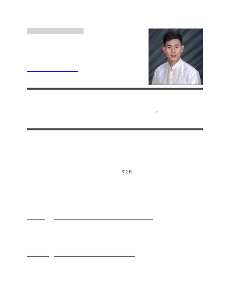 Tarong Warlito L Resume | PDF | Human Communication | Linguistics