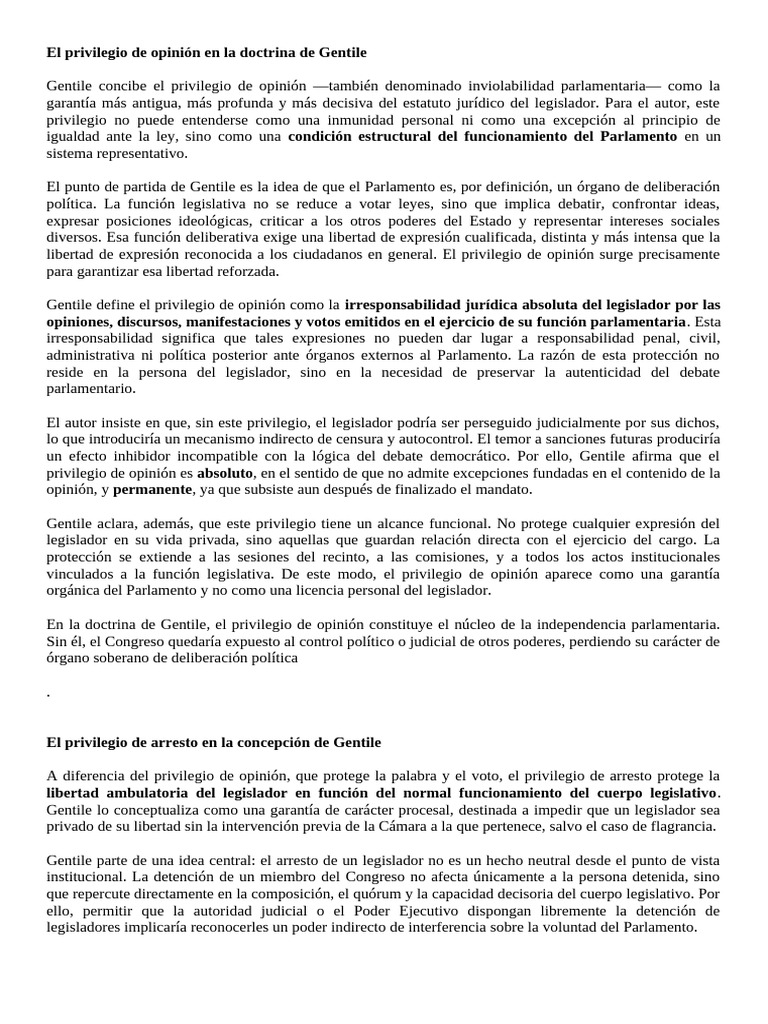 Resumen Privilegio, y Unidad 5 | PDF | Parlamento | Regulación