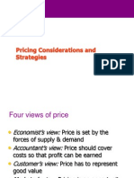 Pricing Considerations and Strategies