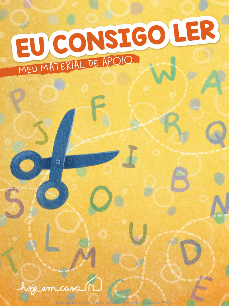 Meu Material de Apoio Eu Consigo Ler | PDF | Fonema | Som