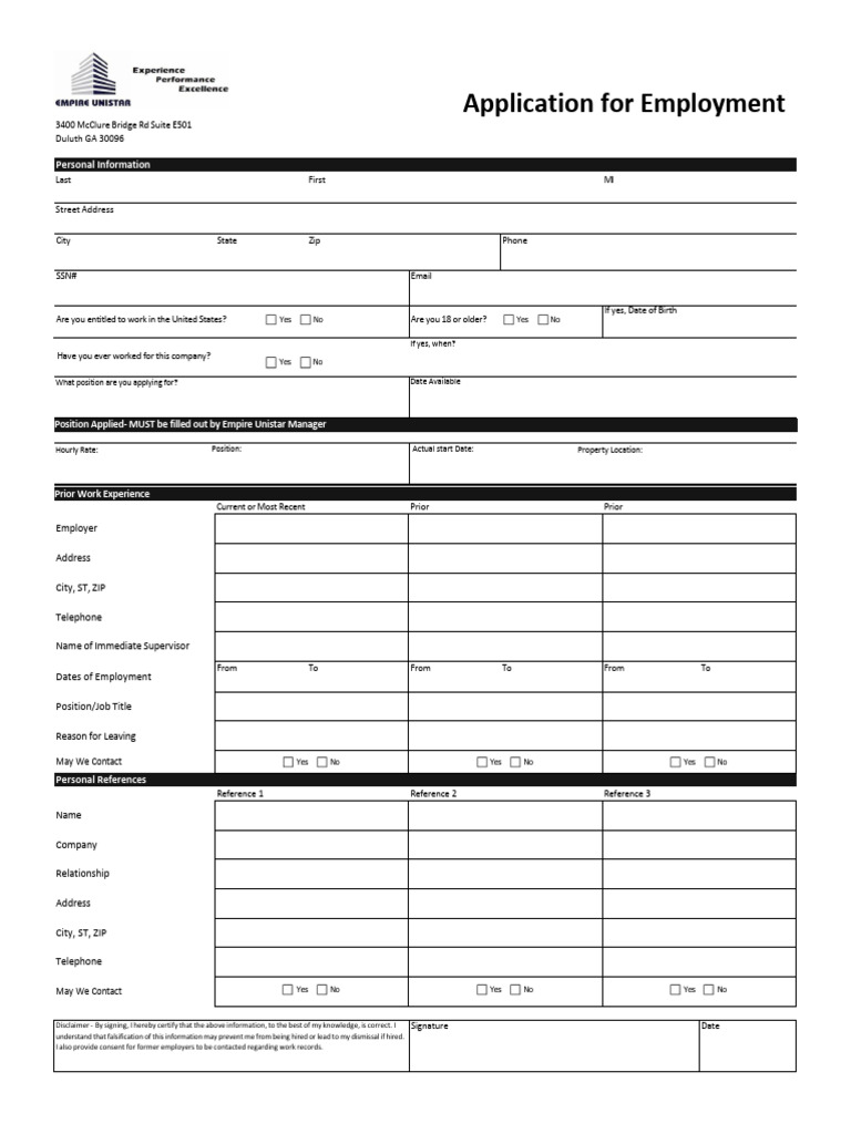 Unistar Application Form Updated 07072025 | PDF