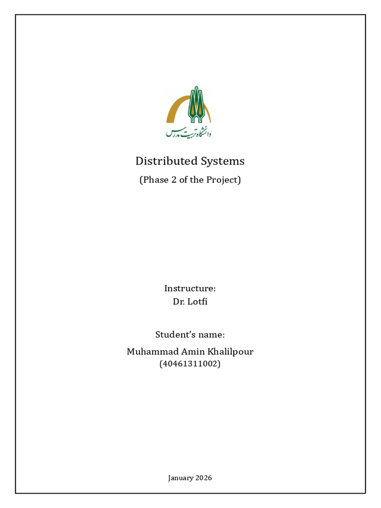 Phase 2 Report Khalilpour Muhamad Amin | PDF