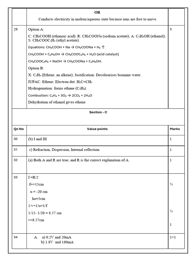 Science Set 3 Answer Key | PDF | Ethanol | Ethylene
