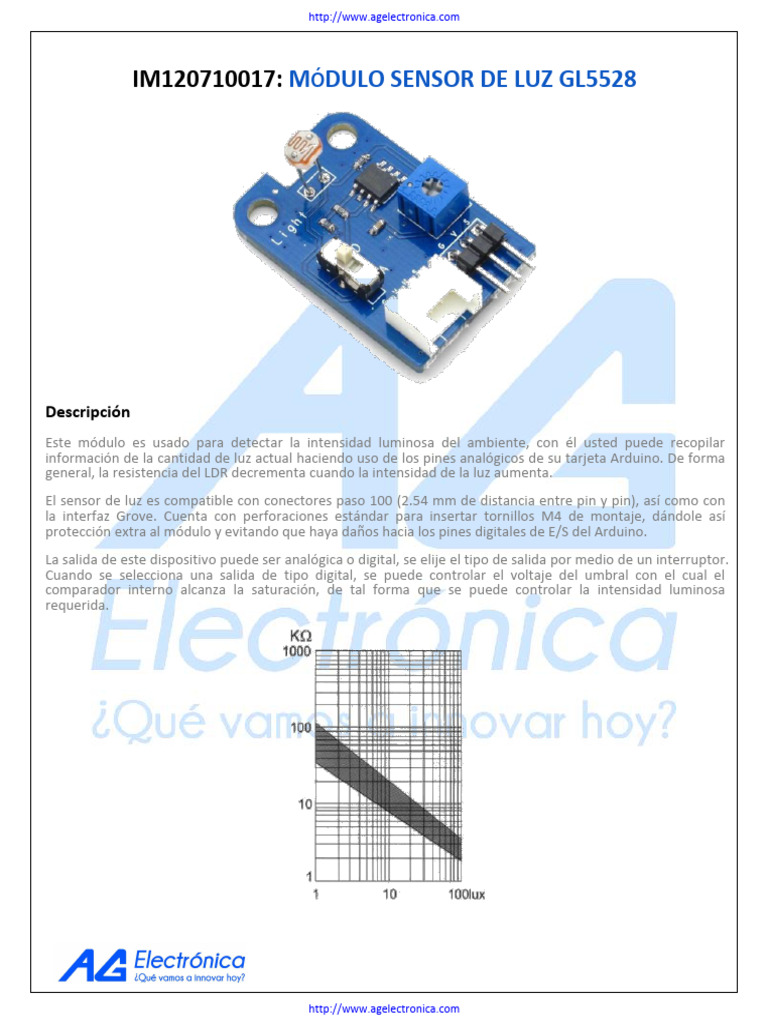 Sensor LDR | PDF | Arduino | Sensor