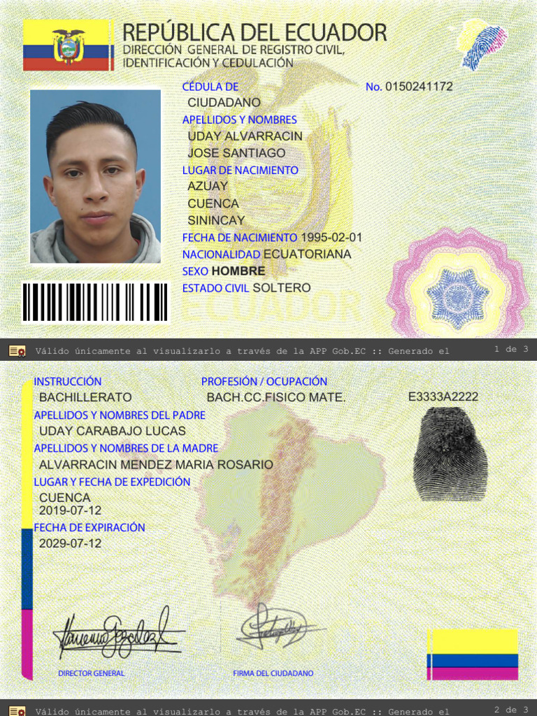 Cedula Digital | PDF