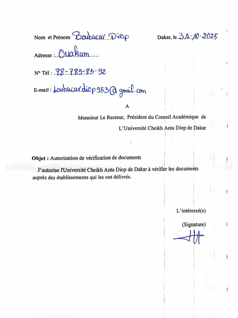 Autorisation | PDF