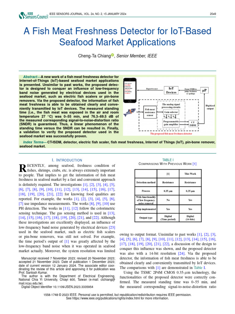 A Fish Meat Freshness Detector for IoT-Based Seafood Market ...