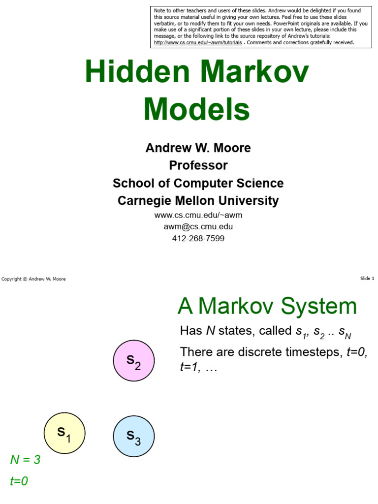 Hidden Markov Models | PDF | Probability Theory | Applied Mathematics