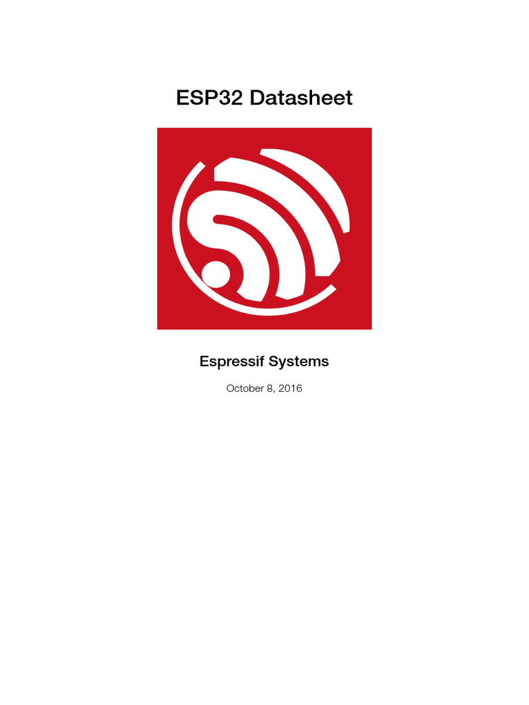 Esp32 Datasheet En-1-15 | PDF | Input/Output | Bluetooth