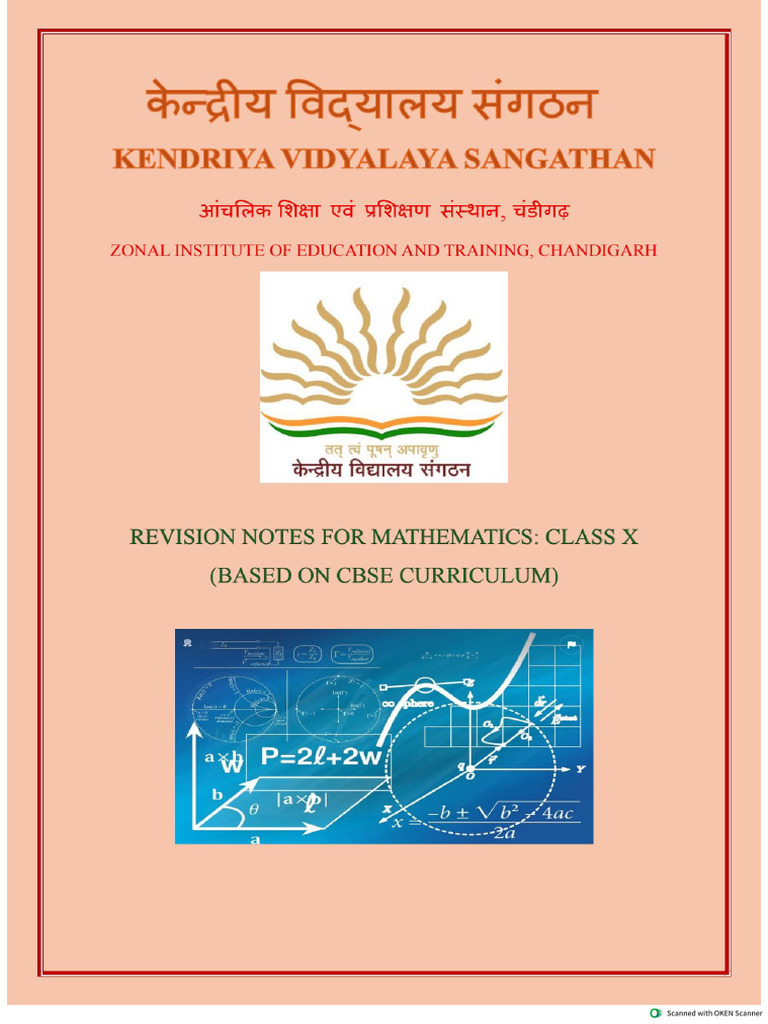 Final Revision Notes X | PDF