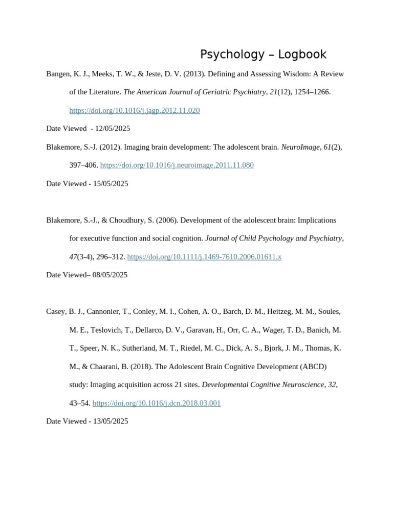 Psychology | PDF | Psychology | Behavioural Sciences