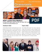 The Grassroots: NDP Leadership Matters